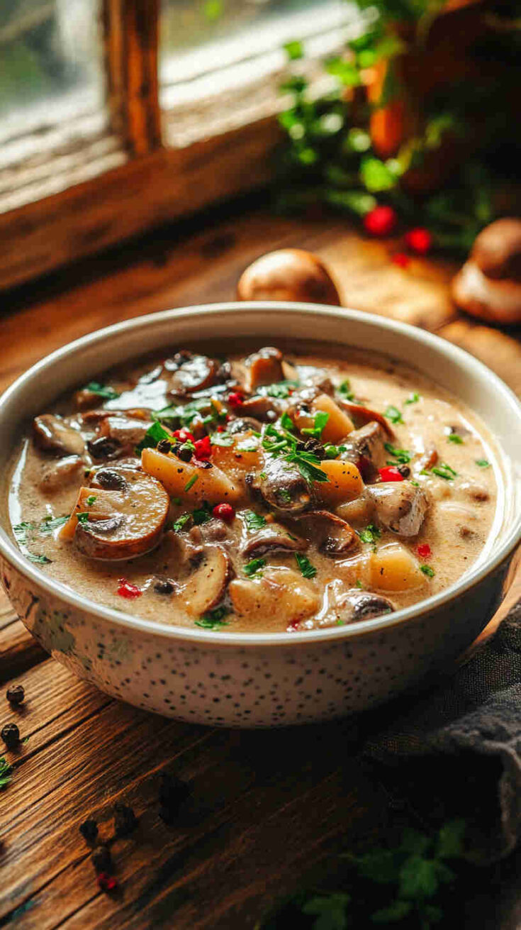Mushroom and Peppercorn Sauce Recipe