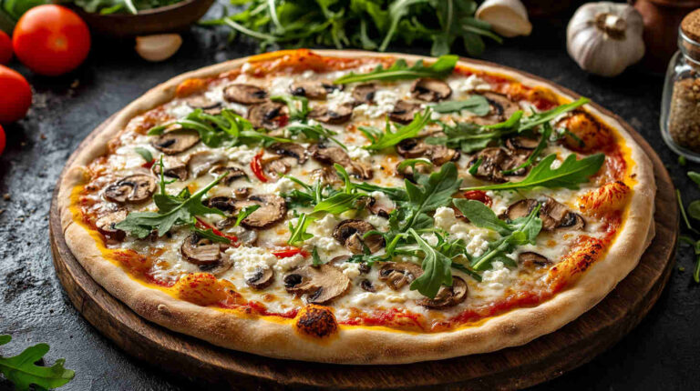 Mushroom and Ricotta Pizza Recipe