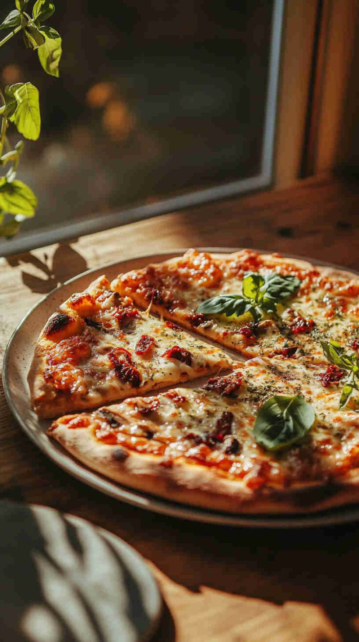 Mushroom and Sun-Dried Tomato Pizza Recipe