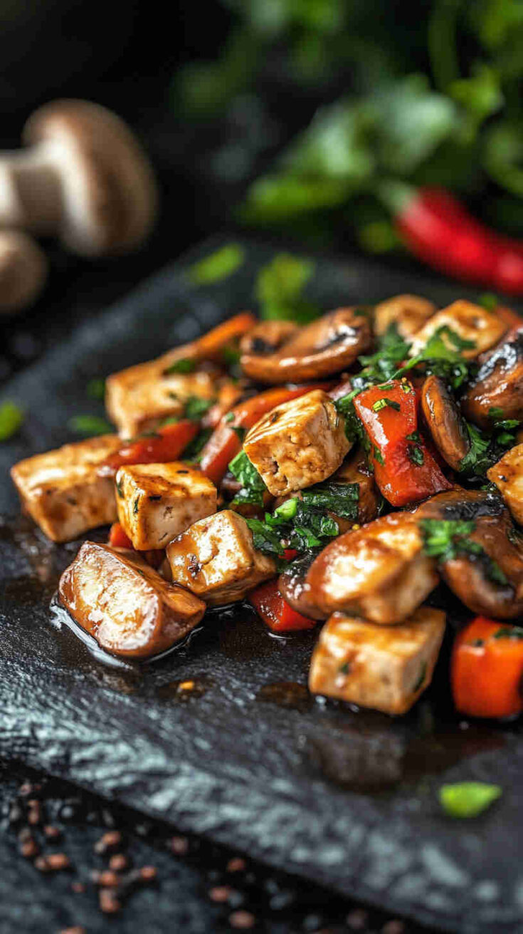 Mushroom and Tofu Stir-Fry Recipe