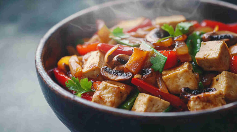 Mushroom and Tofu Stir-Fry Recipe