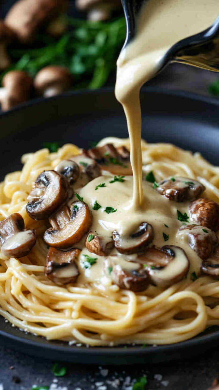 Mushroom and White Wine Cream Sauce Recipe