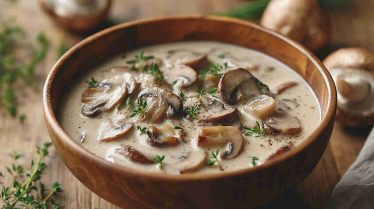 Mushroom and White Wine Cream Sauce Recipe