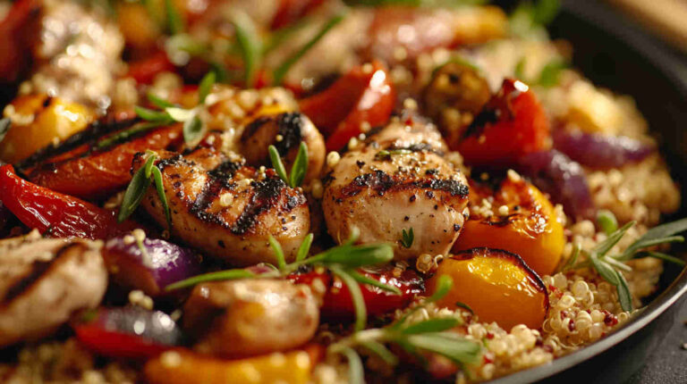 Protein-Packed Grilled Chicken with Quinoa and Veggies