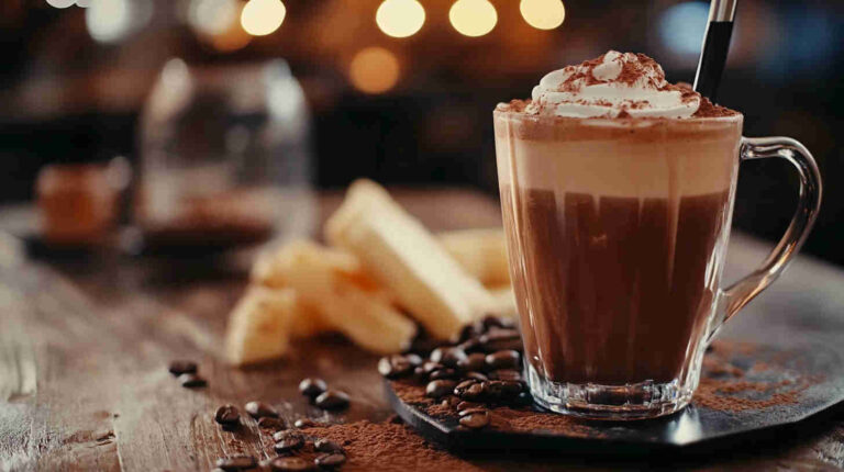 Quick Italian Brunch Smoothie with Coffee and Cocoa Recipe