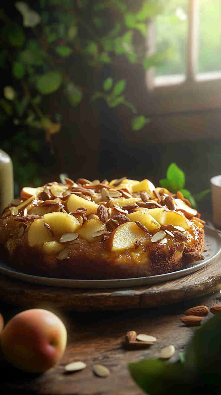 Rustic Apple Almond Cake