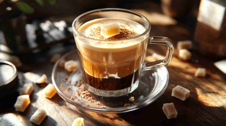 Shaken Espresso with Brown Sugar Sweet and Energizing
