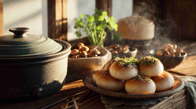 Slow Cooker Chinese Bao Bun Mushroom Filling