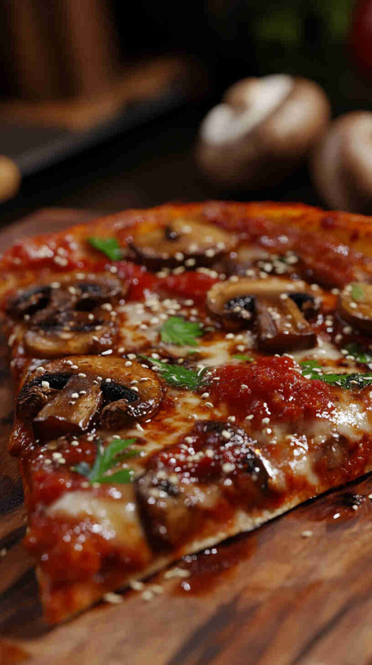 Spicy Mushroom Pizza Recipe