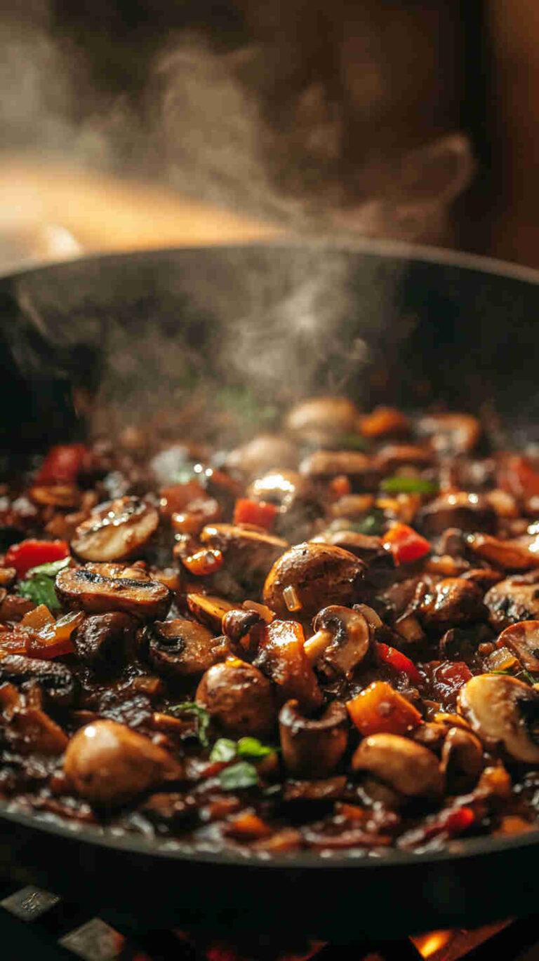 Spicy Mushroom Sauce Recipe