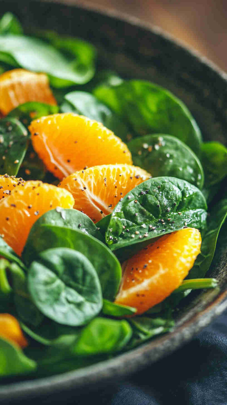 Spinach and Orange Salad Recipe
