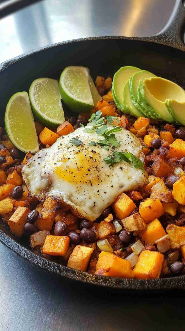 Sweet Potato & Black Bean Power Hash