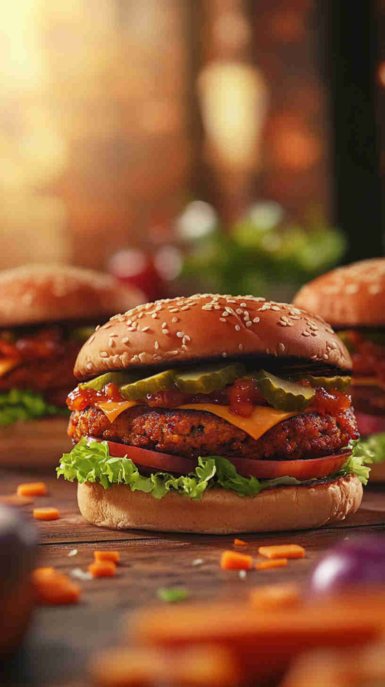 Sweet Potato & Tofu Power Burgers