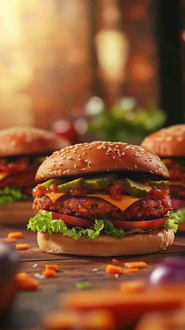 Sweet Potato & Tofu Power Burgers