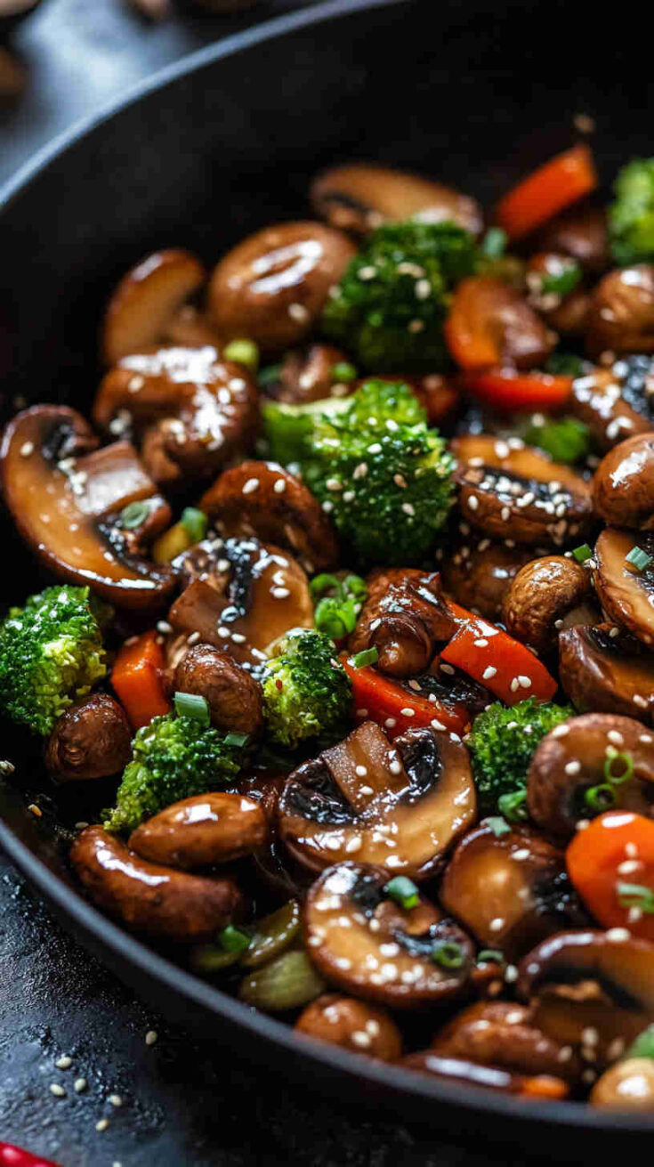 Teriyaki Mushroom Stir-Fry Recipe