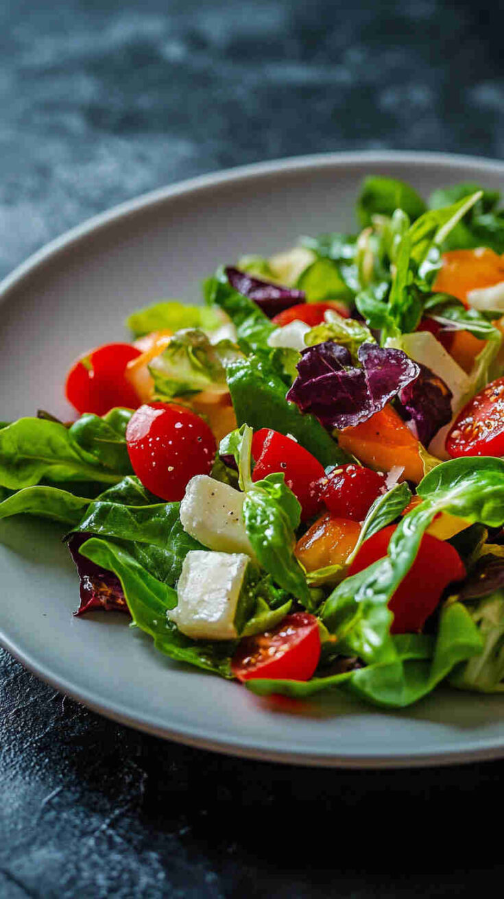 Tomato, Cucumber, and Olive Italian Salad Recipe