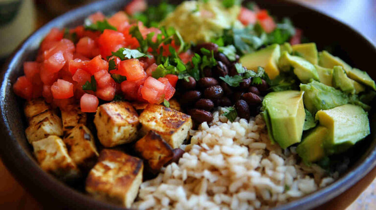 Vegan High-Protein Burrito Bowl
