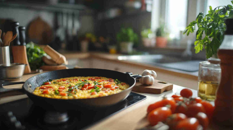 Vegan Italian Brunch Frittata with Chickpea Flour Recipe