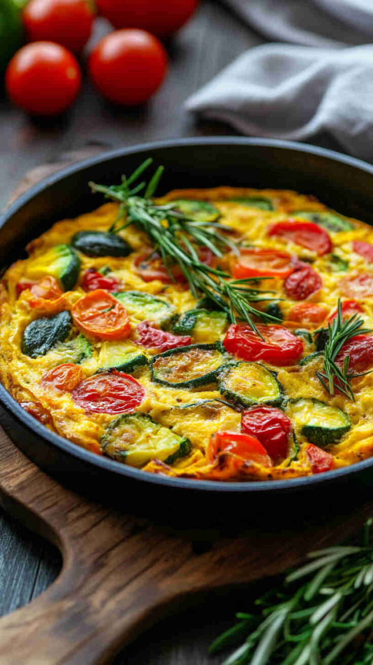 Vegan Italian Brunch Frittata with Chickpea Flour Recipe