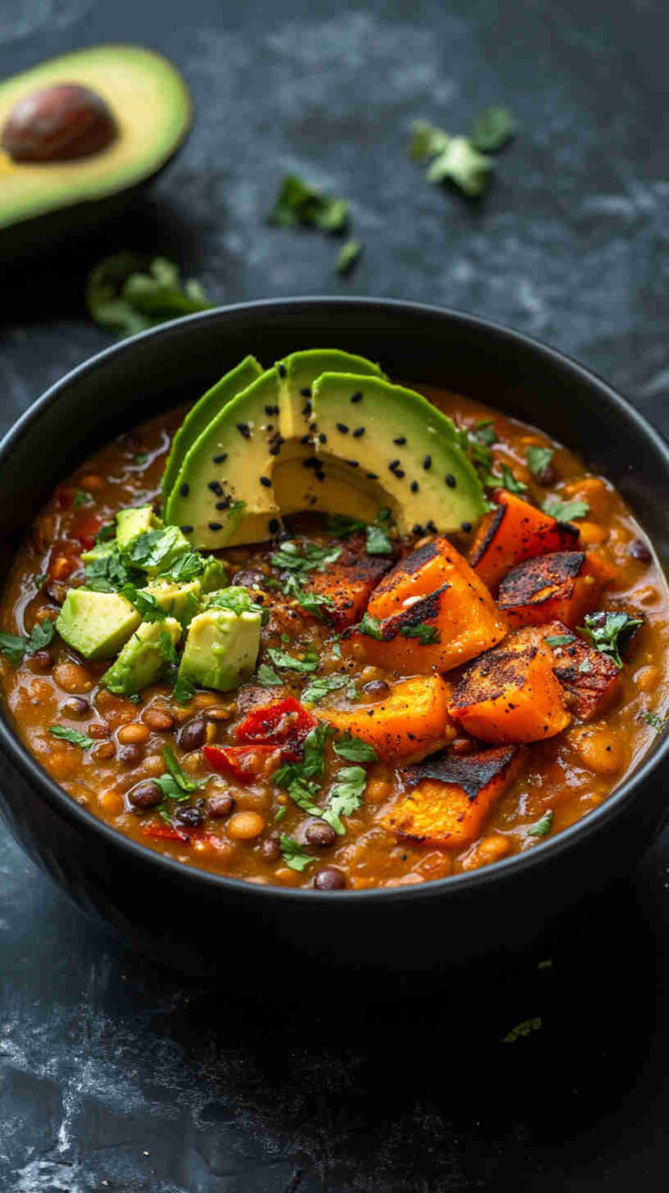 Vegan Muscle-Building Lentil Stew