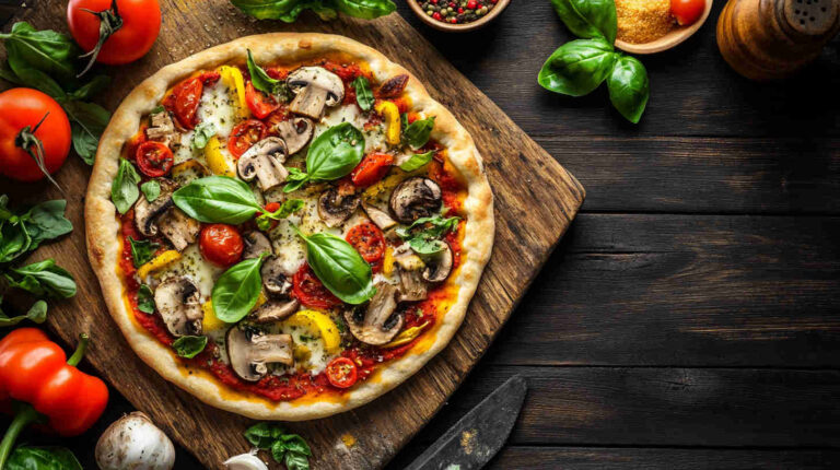 Vegan Mushroom Pizza Recipe