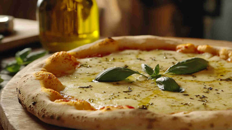 Vegetarian Italian Pizza Bianca Recipe