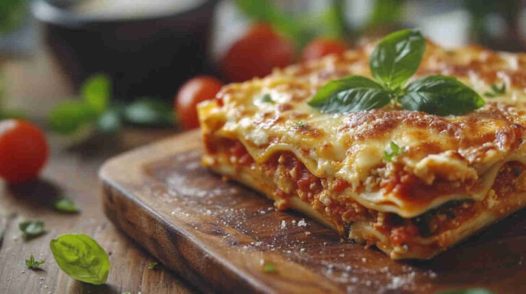 Vegetarian Lasagna with Spinach and Ricotta Recipe