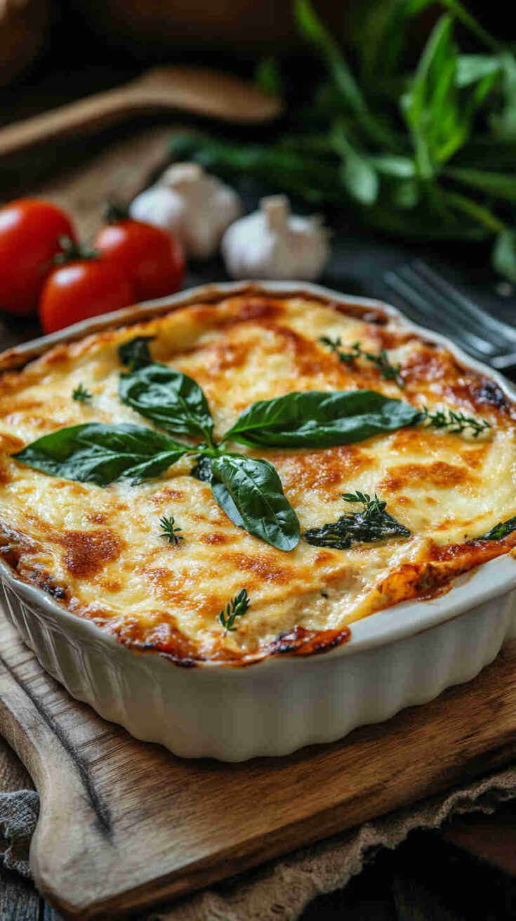 Vegetarian Lasagna with Spinach and Ricotta Recipe