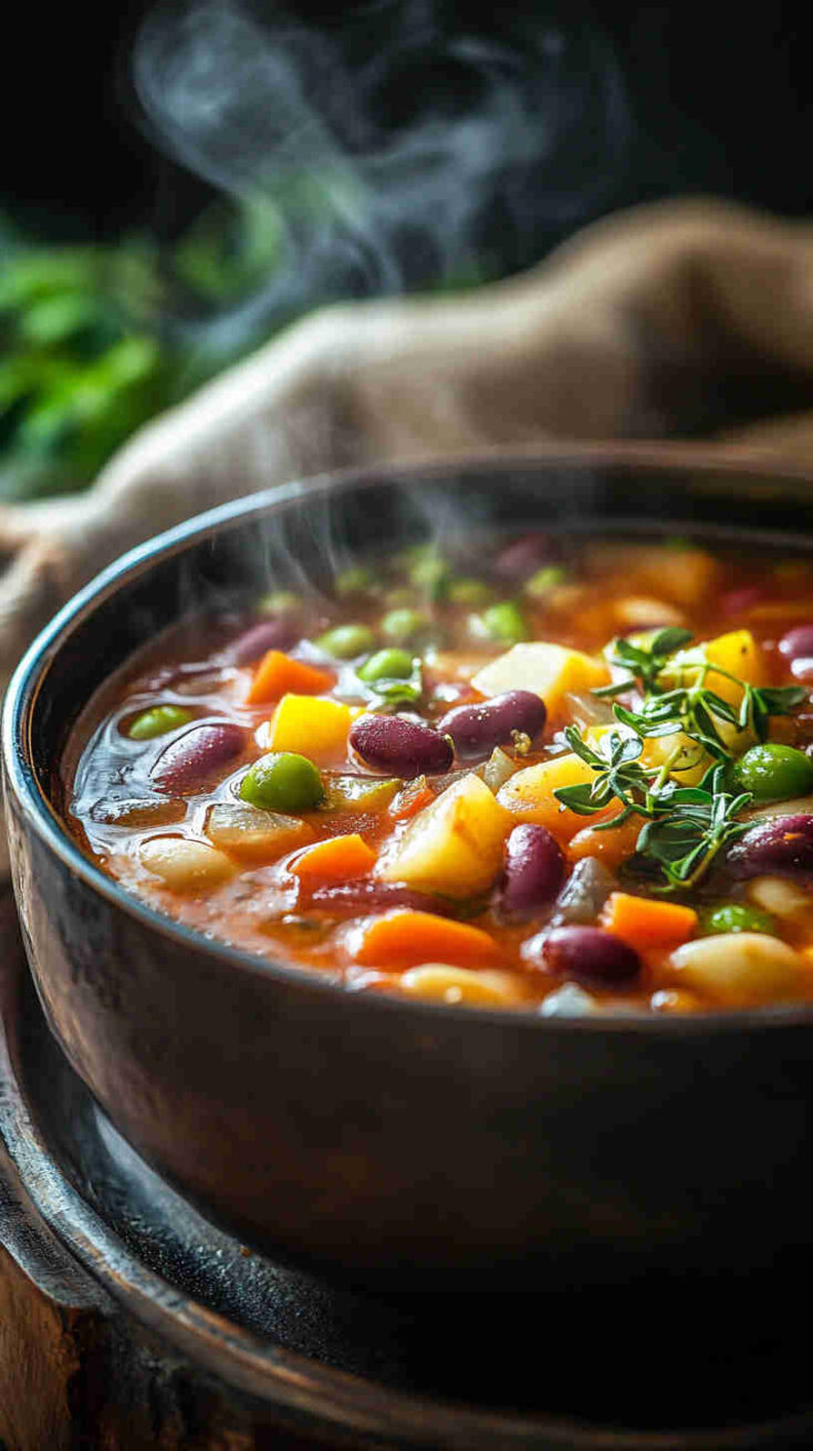 Vegetarian Minestrone Soup Recipe
