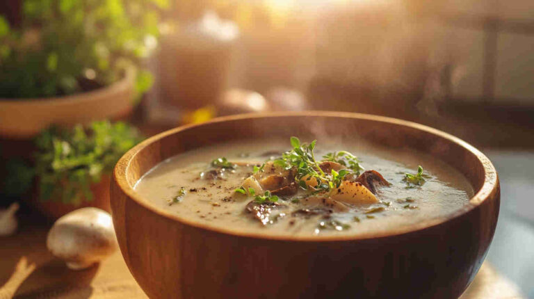 Vegetarian Mushroom Soup Recipe