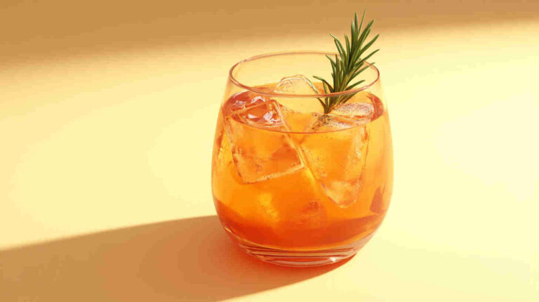 Aperol Spritz with Rosemary