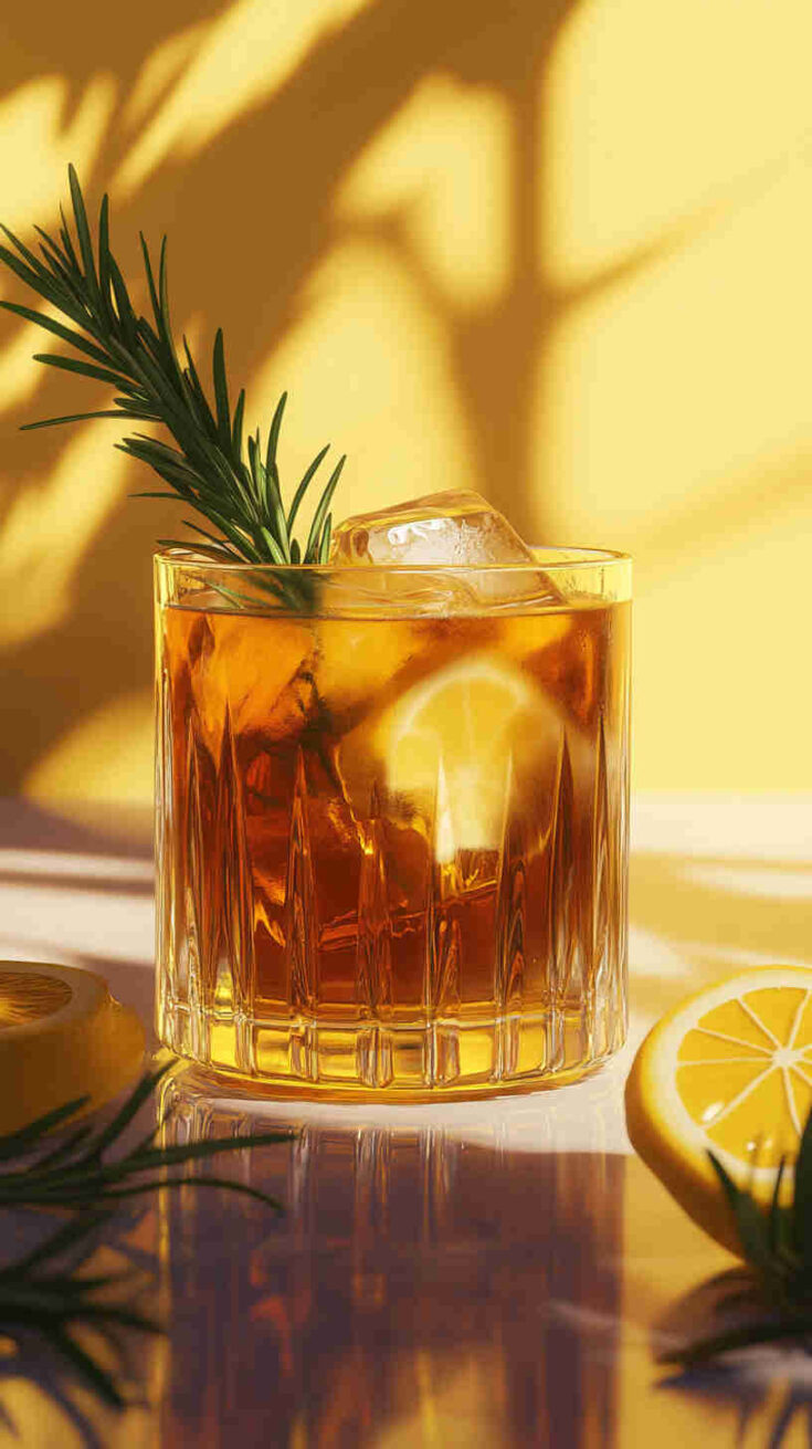 Aperol Spritz with Rosemary