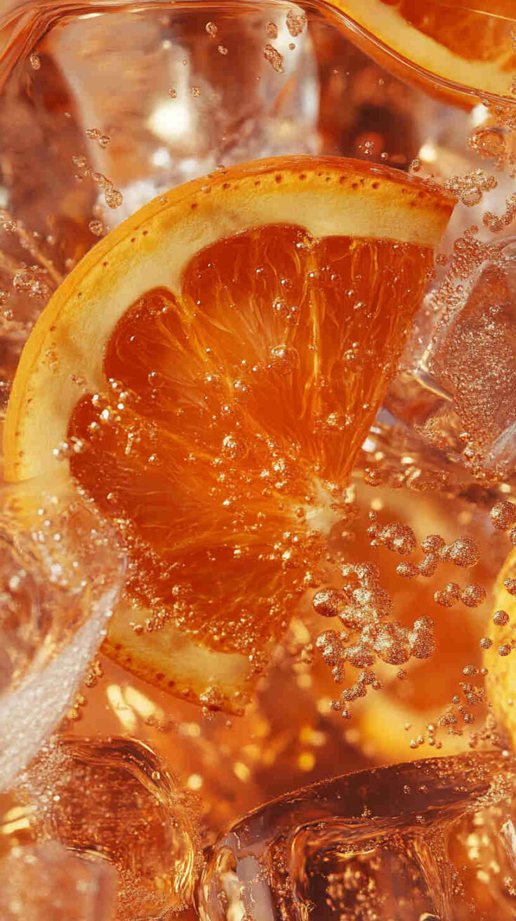 Aperol Spritz with a Twist of Orange