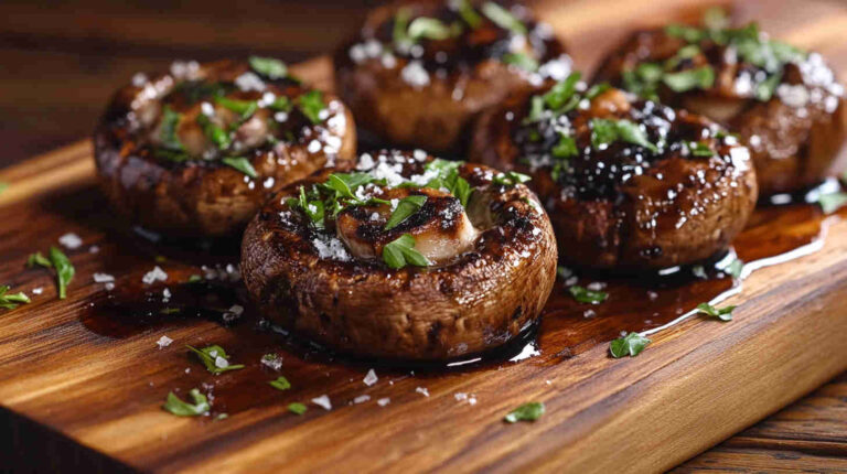 Honey Balsamic Roasted Mushrooms Recipe