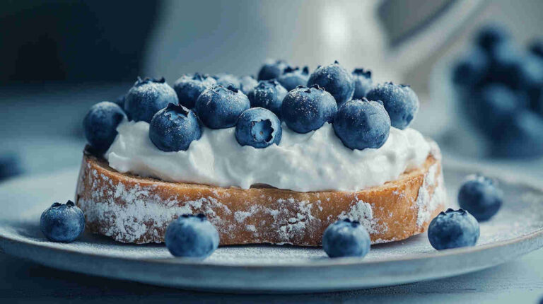 Blueberry & Cream Cheese Toast