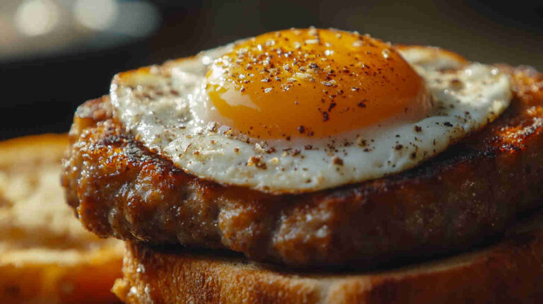 Breakfast Sausage & Egg Toast