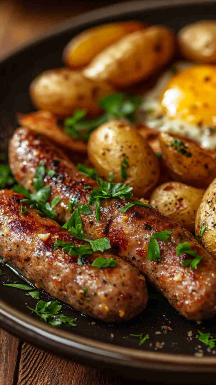 Breakfast Sausage & Egg Toast