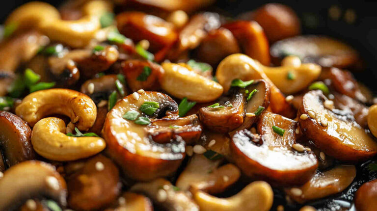 Cashew Nut & Exotic Mushroom Stir-Fry