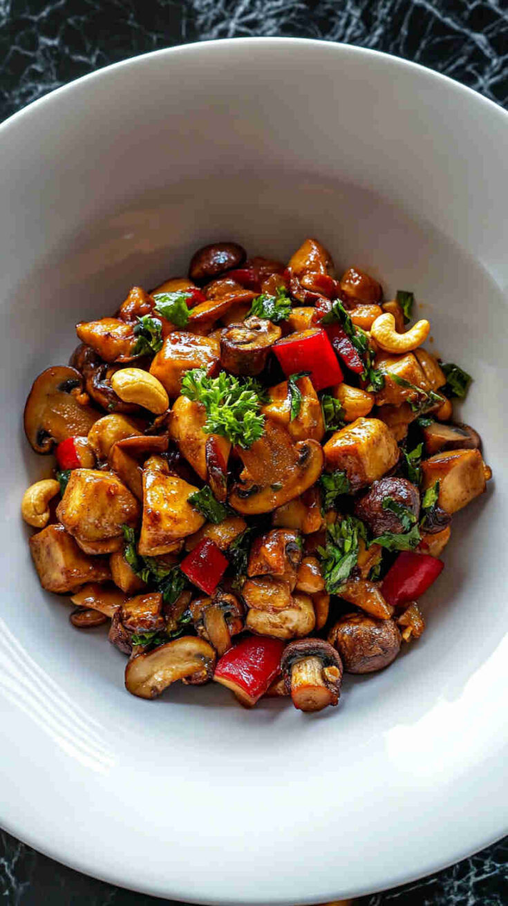 Cashew Nut & Exotic Mushroom Stir-Fry