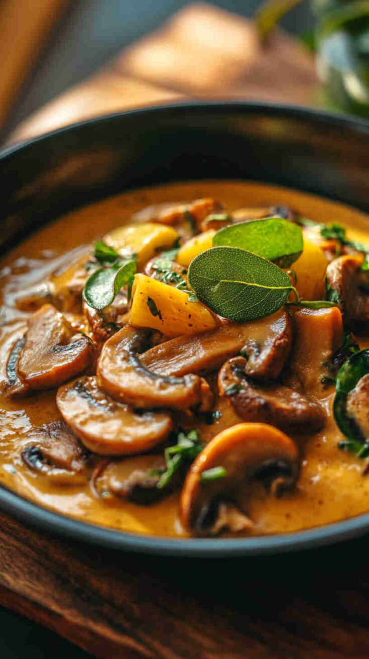 Coconut Curry Exotic Mushroom Stir-Fry
