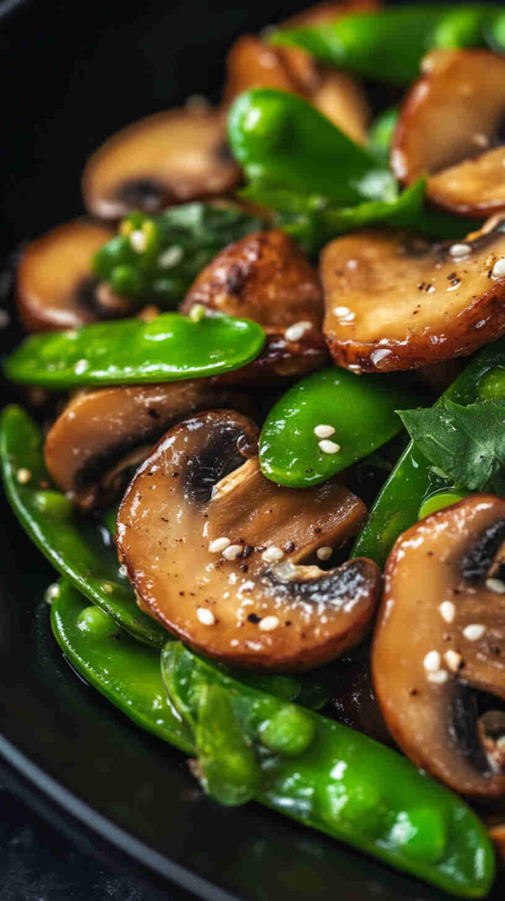 Exotic Mushroom & Snow Pea Stir-Fry