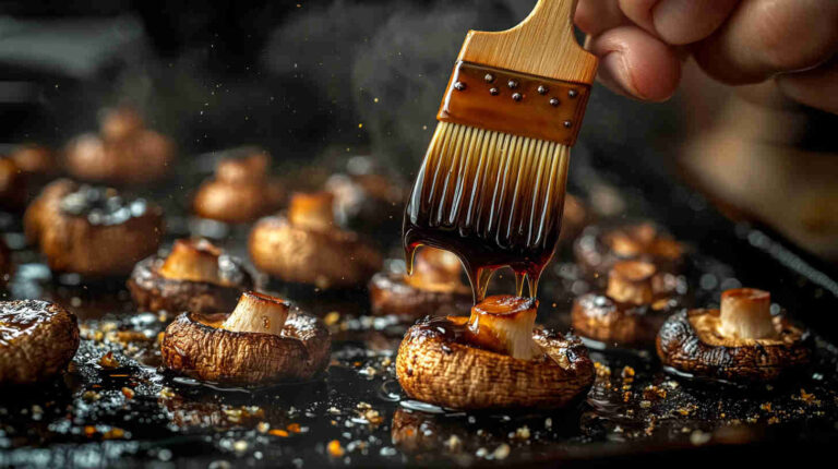 Honey Balsamic Roasted Mushrooms Recipe