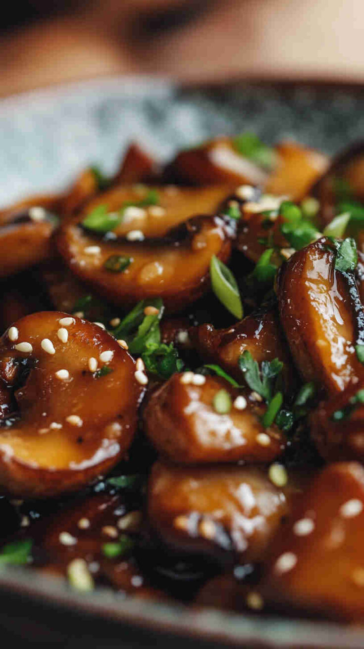 Honey-Garlic Shiitake Stir-Fry