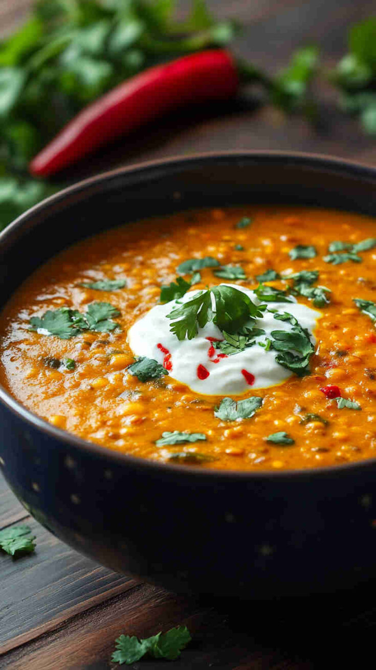 Indian Dal-Inspired Lentil Soup