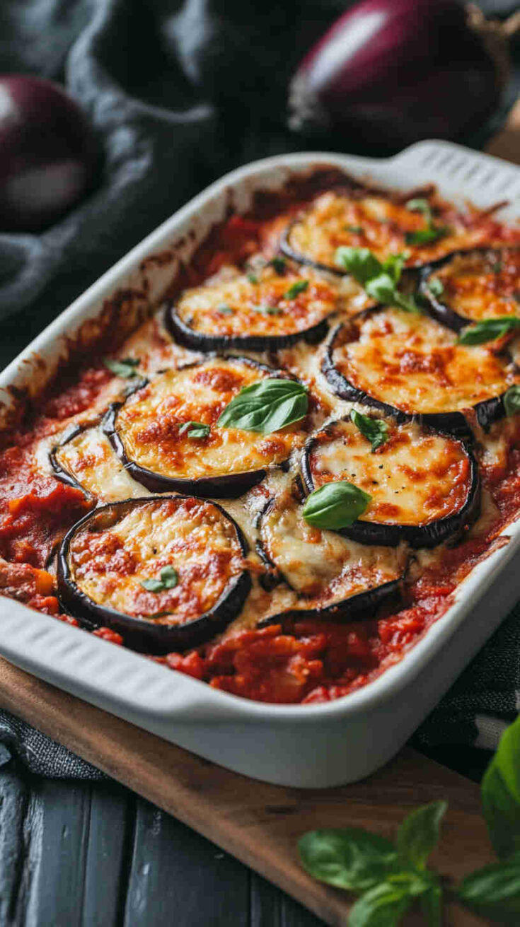 Italian Gluten-Free Eggplant Parmigiana Recipe