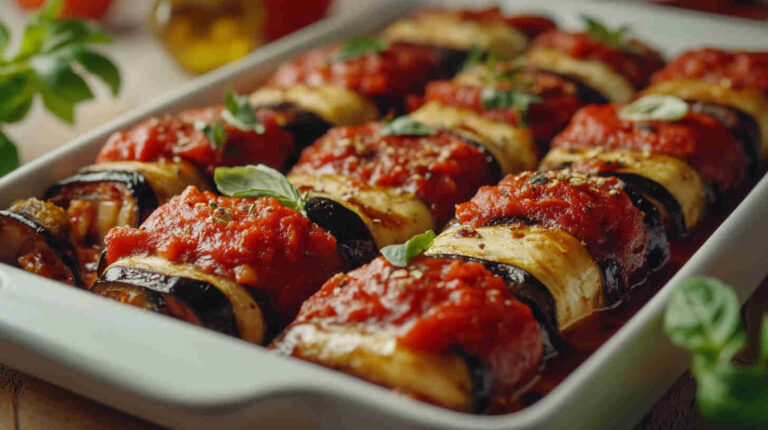 Italian Gluten-Free Eggplant Rollatini Recipe