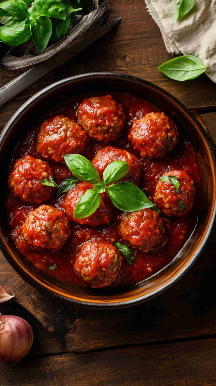 Italian Gluten-Free Meatballs with Tomato Sauce Recipe