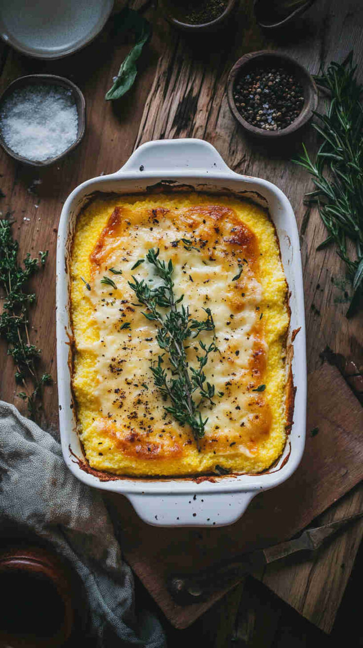 Italian Gluten-Free Polenta Bake Recipe