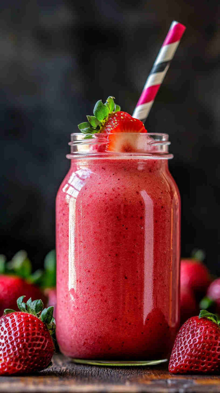 Italian Strawberry Smoothie Recipe