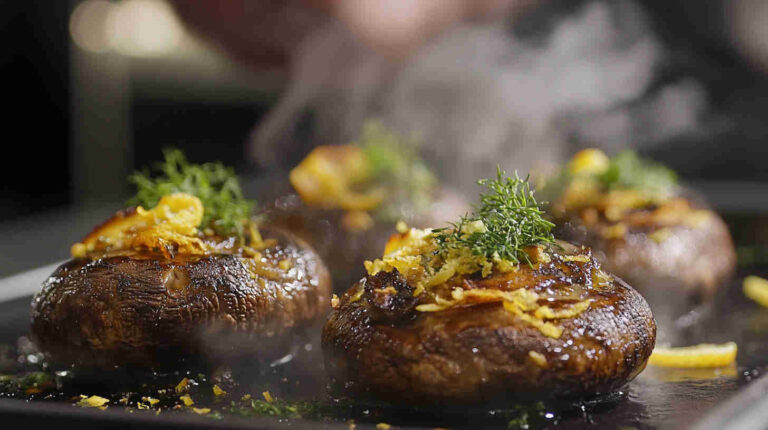 Mediterranean Roasted Mushrooms Recipe